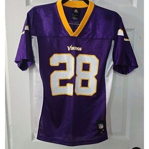 NFL Minnesota Vikings #28 Adrian Peterson Team Apparel Jersey Youth Large 14-16
